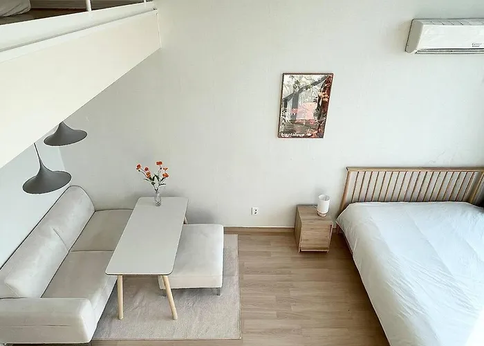 아파트 Modern Loft Hongdae Hongik Stn 1min Walk